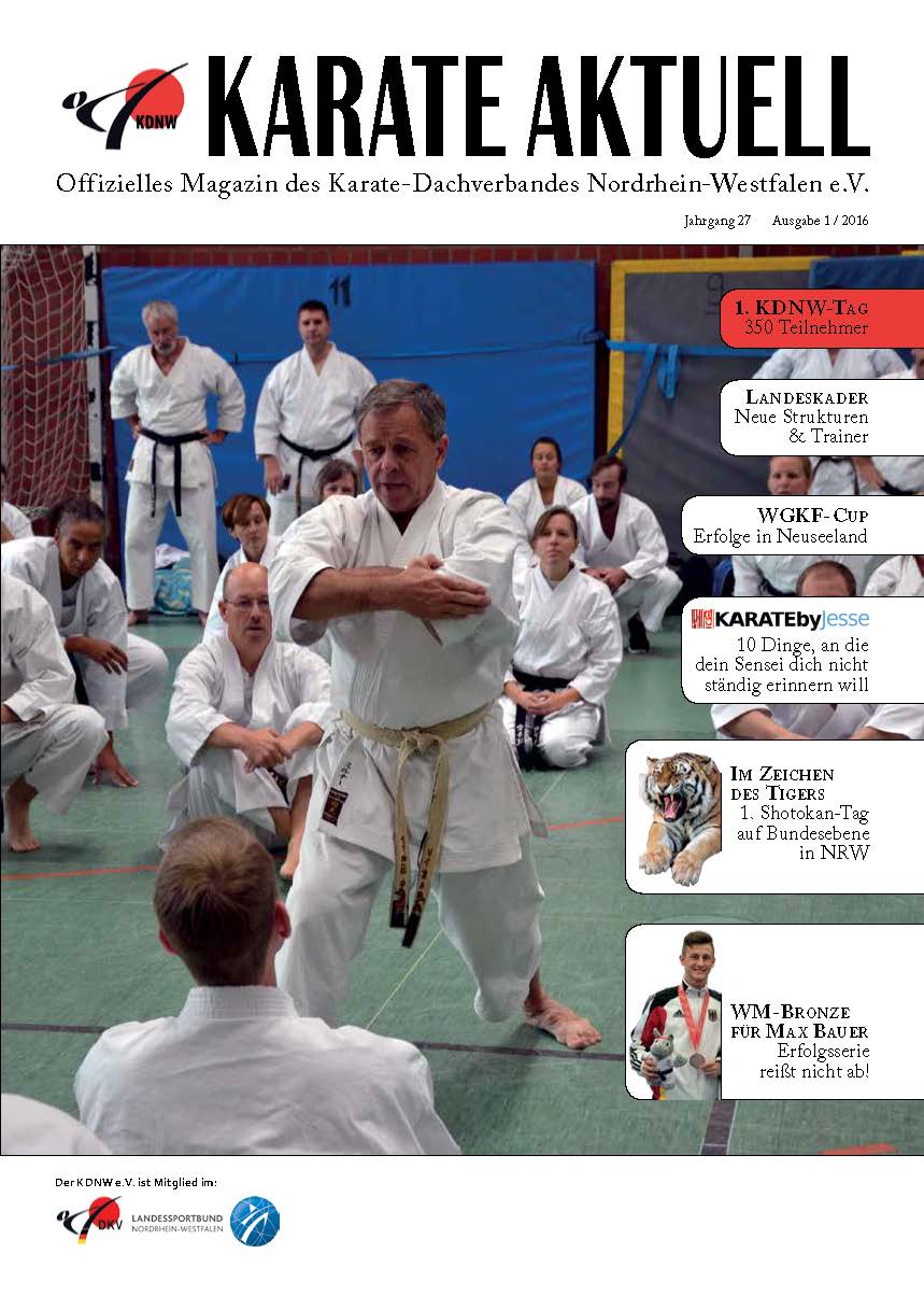 Karate Aktuell 1 2016 Cover