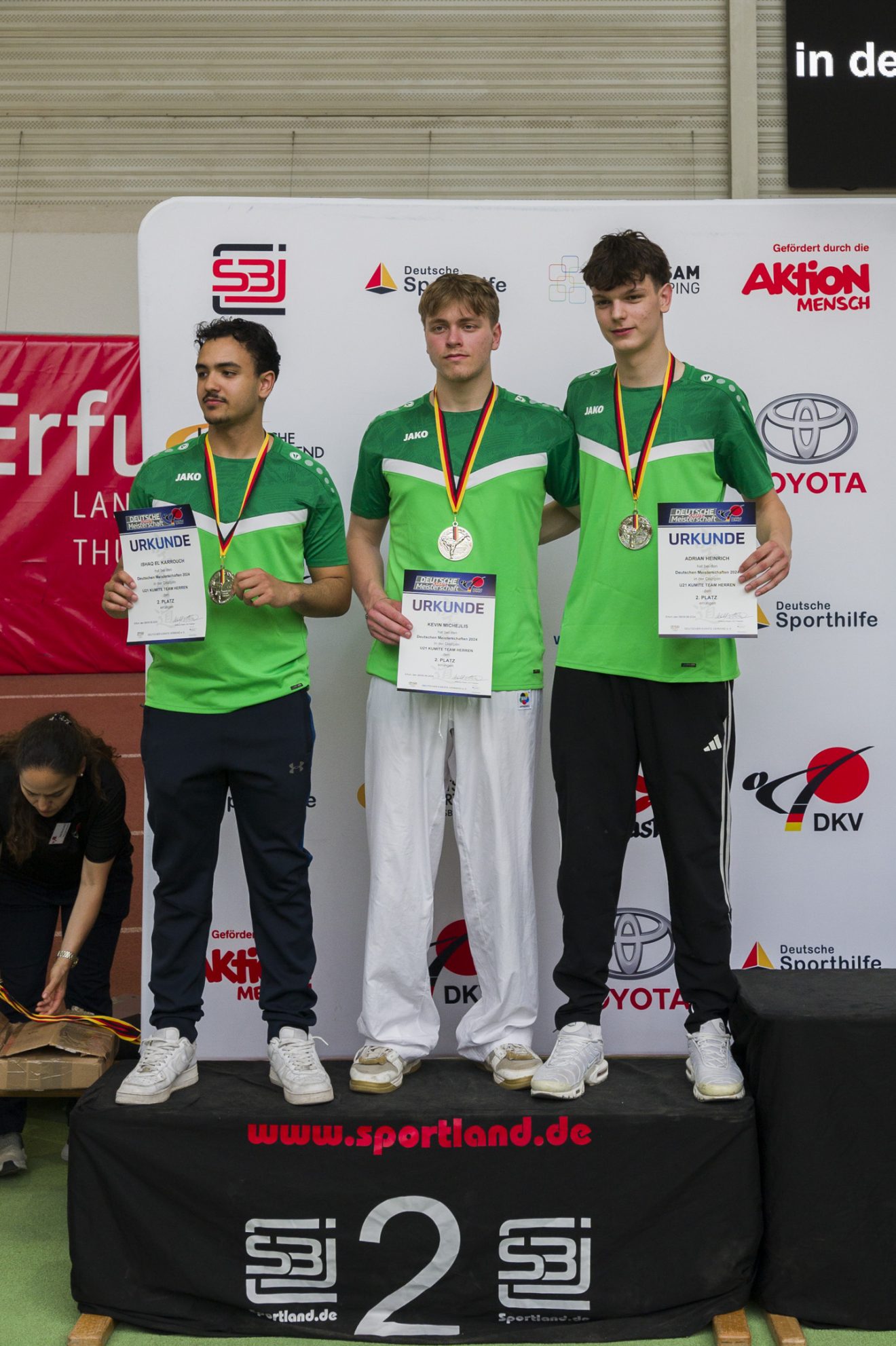 Zehn Medaillen für den KDNW bei der DM Jugend, Junior:innen & u21 2024