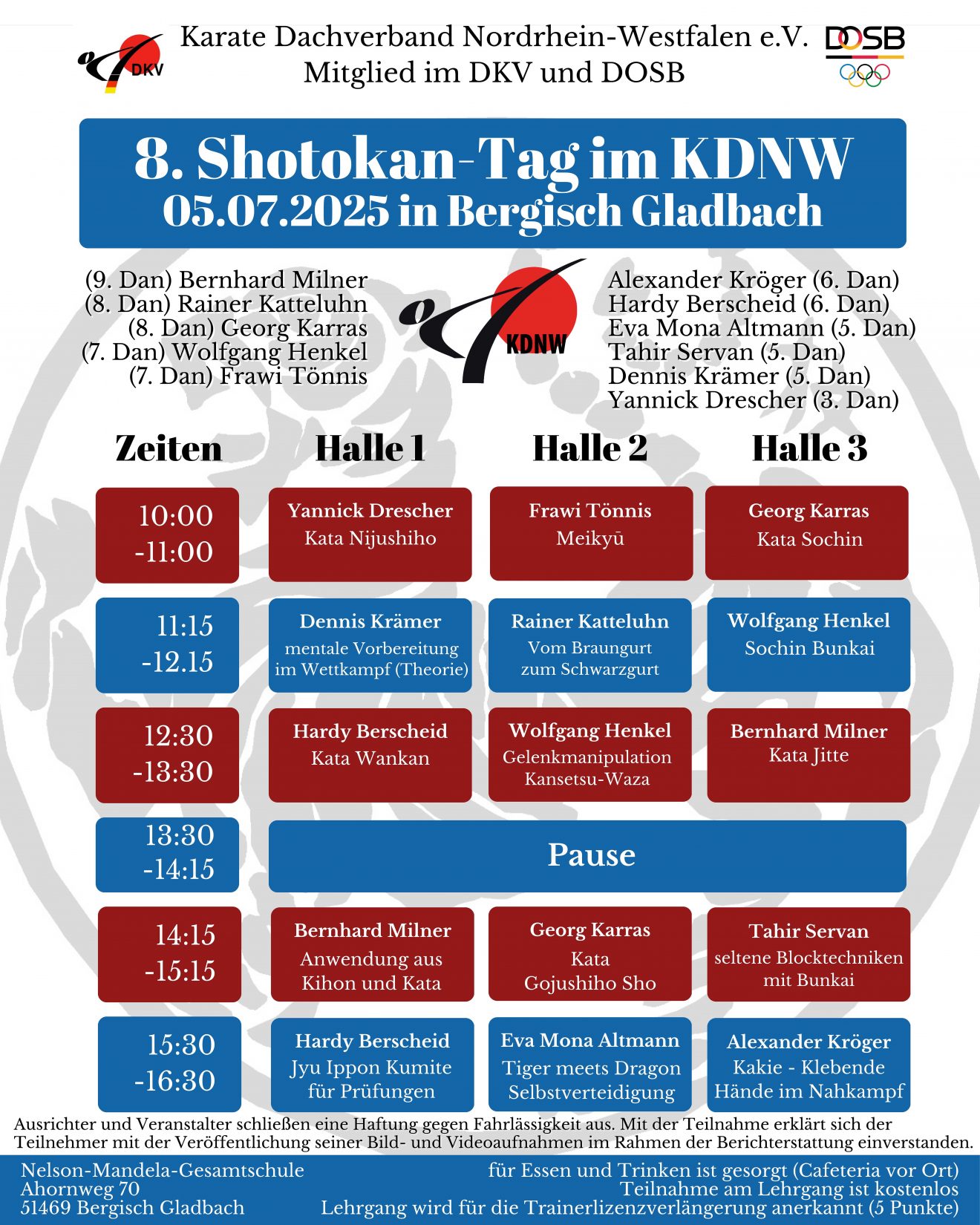 Nicht verpassen: 8. KDNW-Shotokan-Tag