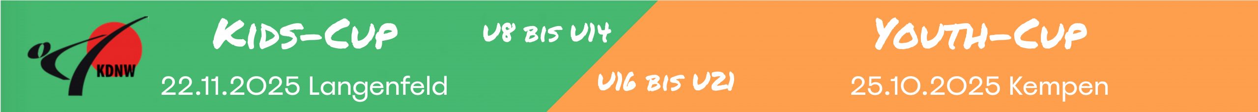 Kids Cup & Youth Cup 2025: Nachwuchsturniere für Einsteiger:innen