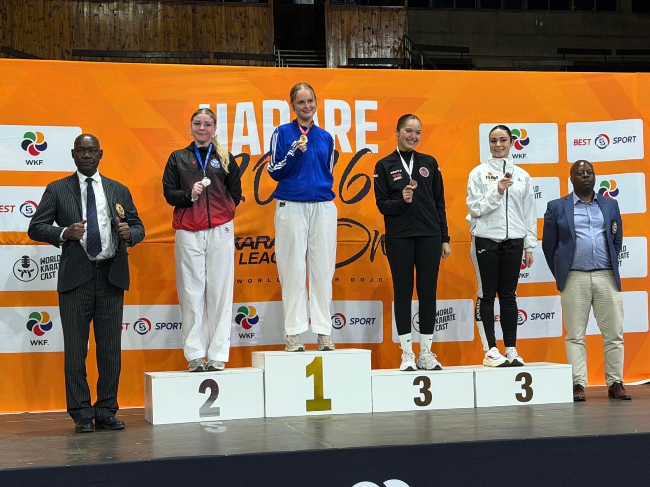 Aus unseren Dojos: Gold für Miley Schindler in Simbabwe