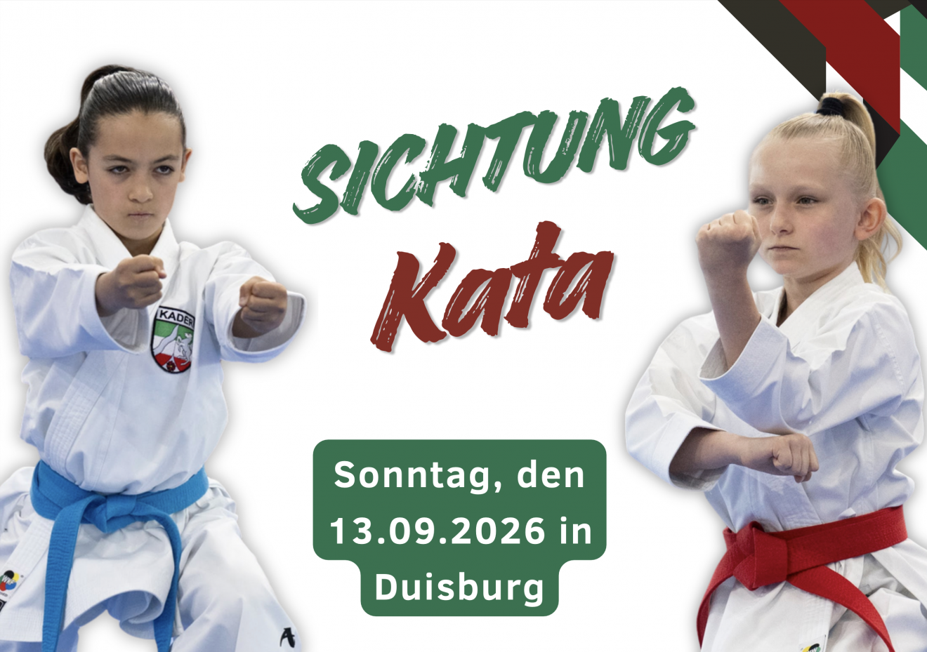 Nur noch wenige Plätze frei: Sichtungslehrgang Kata U10/U12
