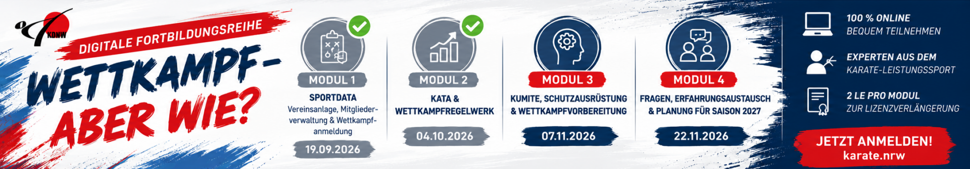 Digitale Fortbildungsreihe: Wettkampf - aber wie?